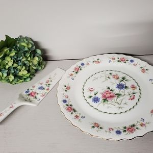 Spring Night Andrea by Sadek Cake Plate & Server